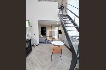 Sala/Cozinha de apartamento para alugar com 1 quarto, 56m² em Bairro da Liberdade, São Paulo