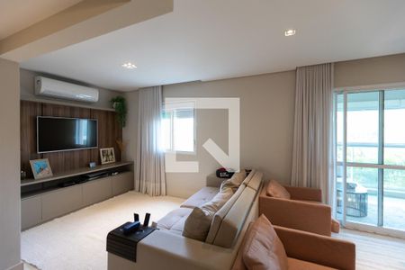 Sala de apartamento à venda com 3 quartos, 131m² em Fazenda São Quirino, Campinas