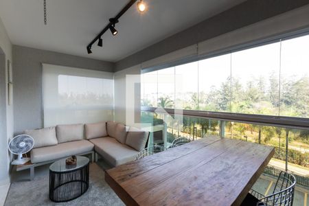 Varanda da Sala de apartamento à venda com 3 quartos, 131m² em Fazenda São Quirino, Campinas