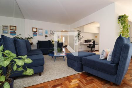 Sala de apartamento à venda com 3 quartos, 123m² em Cerqueira César, São Paulo