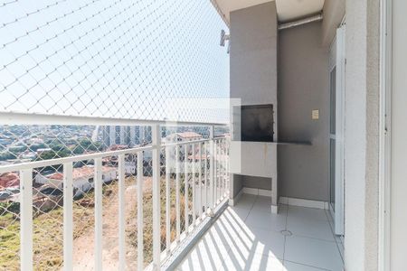 Varanda da Sala/Cozinha de apartamento para alugar com 3 quartos, 67m² em Mogi Moderno, Mogi das Cruzes