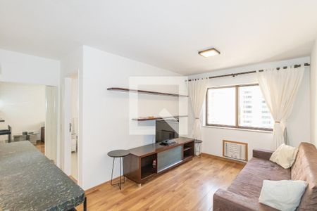 Sala de apartamento para alugar com 1 quarto, 40m² em Itaim Bibi, São Paulo