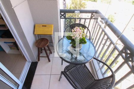 Varanda da Sala de apartamento à venda com 2 quartos, 52m² em Vila Bela, São Paulo