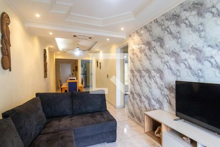 Sala de apartamento para alugar com 2 quartos, 96m² em Guilhermina, Praia Grande