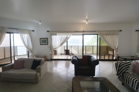 Sala de apartamento para alugar com 4 quartos, 260m² em Jardim Asturias, Guarujá
