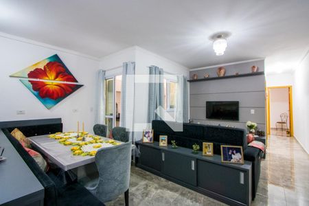 Sala/Cozinha de apartamento à venda com 2 quartos, 92m² em Vila Alpina, Santo André