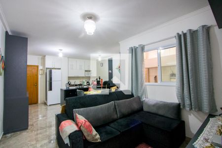 Sala/Cozinha de apartamento à venda com 2 quartos, 92m² em Vila Alpina, Santo André