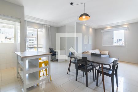 Sala de apartamento para alugar com 1 quarto, 61m² em Vila Olímpia, São Paulo