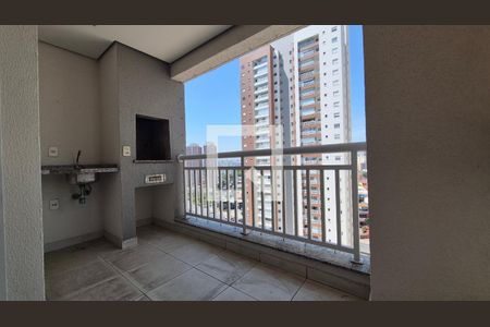 Varanda Sala/Cozinha de apartamento à venda com 2 quartos, 57m² em Vila Homero Thon, Santo André