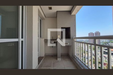 Varanda Sala/Cozinha de apartamento à venda com 2 quartos, 57m² em Vila Homero Thon, Santo André
