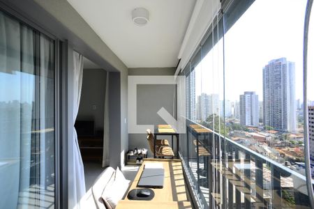 Varanda de kitnet/studio para alugar com 1 quarto, 36m² em Ipiranga, São Paulo