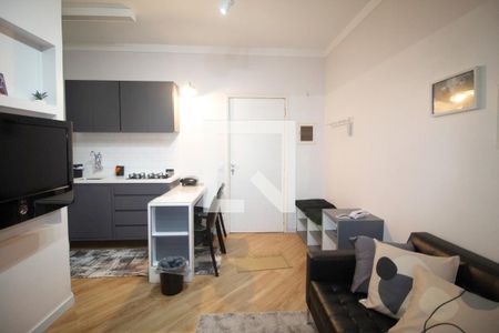 Sala/Cozinha de apartamento para alugar com 1 quarto, 35m² em Jardim Paulista, São Paulo