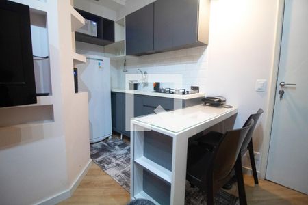 Sala/Cozinha de apartamento para alugar com 1 quarto, 35m² em Jardim Paulista, São Paulo