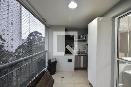 Varanda da Sala de apartamento à venda com 3 quartos, 83m² em Vila Andrade, São Paulo