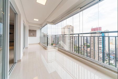 Varanda da Sala de apartamento à venda com 3 quartos, 161m² em Jardim Bela Vista, Santo André