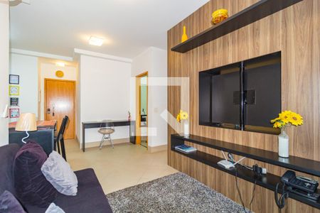 Sala de apartamento à venda com 1 quarto, 57m² em Vila Regente Feijó, São Paulo