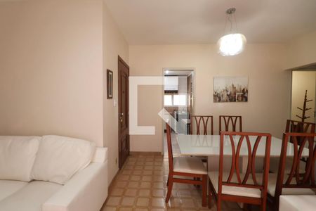 Sala de apartamento para alugar com 3 quartos, 76m² em Jardim Belmar, Guarujá