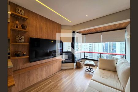 Sala de apartamento para alugar com 1 quarto, 50m² em Itaim Bibi, São Paulo