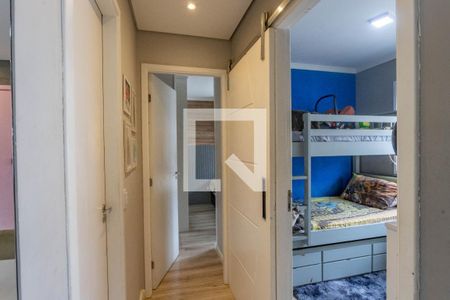 Corredor / quarto 1 de apartamento à venda com 2 quartos, 42m² em Campanário, Diadema