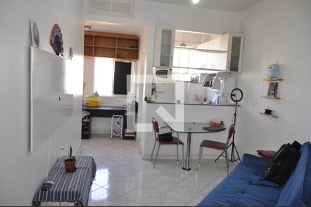 Sala de apartamento à venda com 1 quarto, 44m² em Higienópolis, Rio de Janeiro