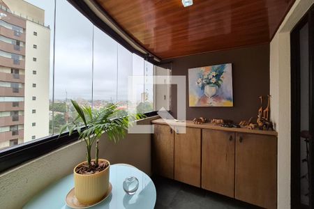 Varanda da Sala de apartamento à venda com 3 quartos, 107m² em Jardim Chácara Inglesa, São Bernardo do Campo