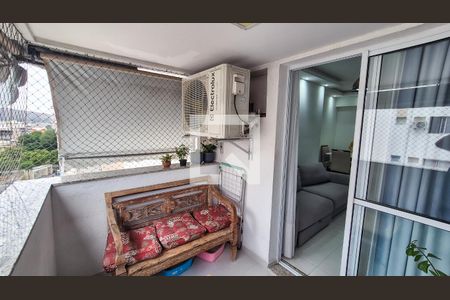 Varanda da Sala de apartamento à venda com 3 quartos, 79m² em Vicente de Carvalho, Rio de Janeiro