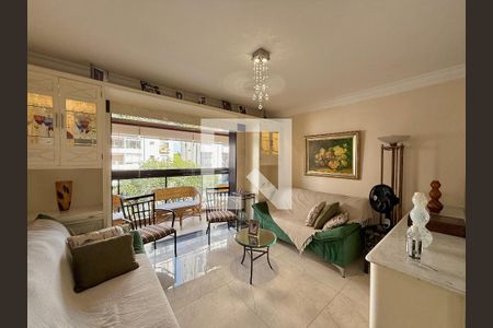 Sala de apartamento à venda com 3 quartos, 129m² em Brooklin, São Paulo