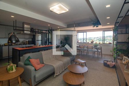 Sala de apartamento à venda com 2 quartos, 109m² em Cristal, Porto Alegre