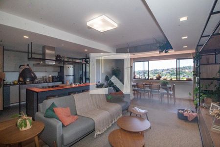 Sala de apartamento à venda com 2 quartos, 109m² em Cristal, Porto Alegre