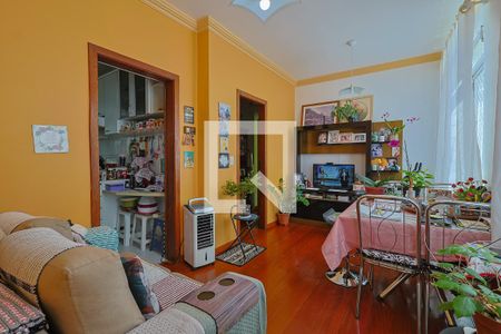 Sala de apartamento à venda com 2 quartos, 54m² em Jardim America, Belo Horizonte