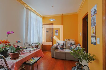 Sala de apartamento à venda com 2 quartos, 54m² em Jardim America, Belo Horizonte