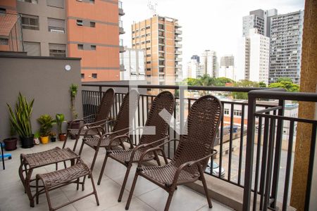 Varanda Gourmet de kitnet/studio para alugar com 1 quarto, 50m² em Santo Amaro, São Paulo