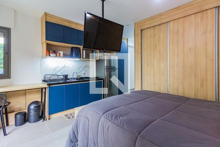 Sala/Quarto de kitnet/studio para alugar com 1 quarto, 50m² em Santo Amaro, São Paulo