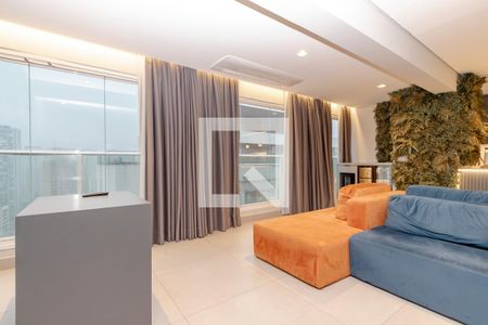 Sala de apartamento à venda com 2 quartos, 110m² em Jardim das Acacias, São Paulo