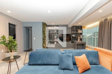 Sala de apartamento à venda com 2 quartos, 110m² em Jardim das Acacias, São Paulo