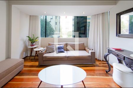 Sala de apartamento à venda com 3 quartos, 105m² em Buritis, Belo Horizonte