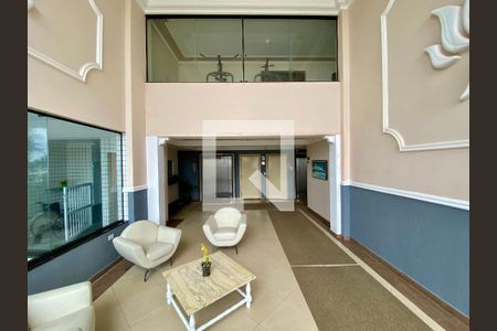 Hall de Entrada de apartamento para alugar com 2 quartos, 65m² em Guilhermina, Praia Grande