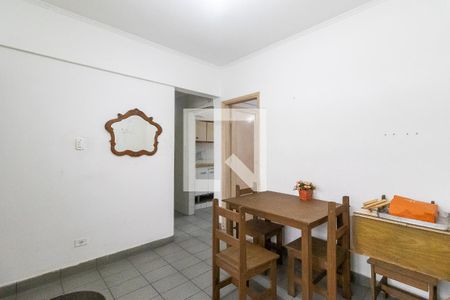 Sala de apartamento para alugar com 1 quarto, 50m² em Aviação, Praia Grande