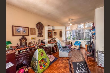 Sala de apartamento à venda com 3 quartos, 130m² em Laranjeiras, Rio de Janeiro