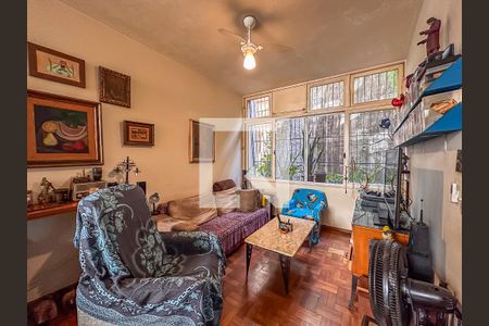 Sala de apartamento à venda com 3 quartos, 130m² em Laranjeiras, Rio de Janeiro