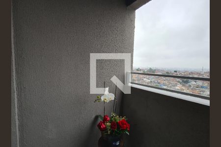Varanda Sala/Cozinha de apartamento à venda com 2 quartos, 44m² em Jardim São Luís, São Paulo