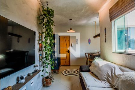 Sala de apartamento à venda com 2 quartos, 90m² em Vila Alice, Santo André