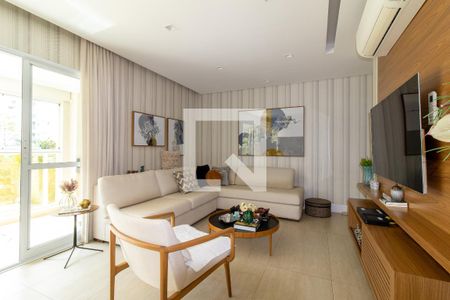 Sala de apartamento à venda com 3 quartos, 106m² em Fazenda São Quirino, Campinas