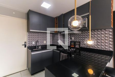 Sala/Cozinha de apartamento à venda com 1 quarto, 36m² em Brás, São Paulo