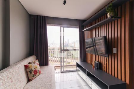 Sala/Cozinha de apartamento à venda com 1 quarto, 36m² em Brás, São Paulo