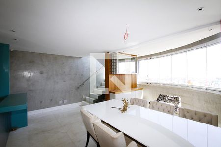 Sala de apartamento à venda com 4 quartos, 160m² em Buritis, Belo Horizonte
