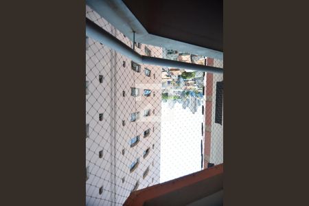 Varanda da Sala de apartamento para alugar com 1 quarto, 60m² em Vila Alzira, Santo André