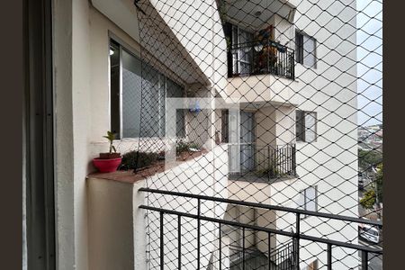 Varanda da Sala de apartamento à venda com 2 quartos, 62m² em Vila Mangalot, São Paulo