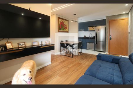 Sala de apartamento à venda com 2 quartos, 52m² em Paraíso do Morumbi, São Paulo