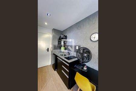 Cozinha de kitnet/studio para alugar com 1 quarto, 19m² em Brás, São Paulo